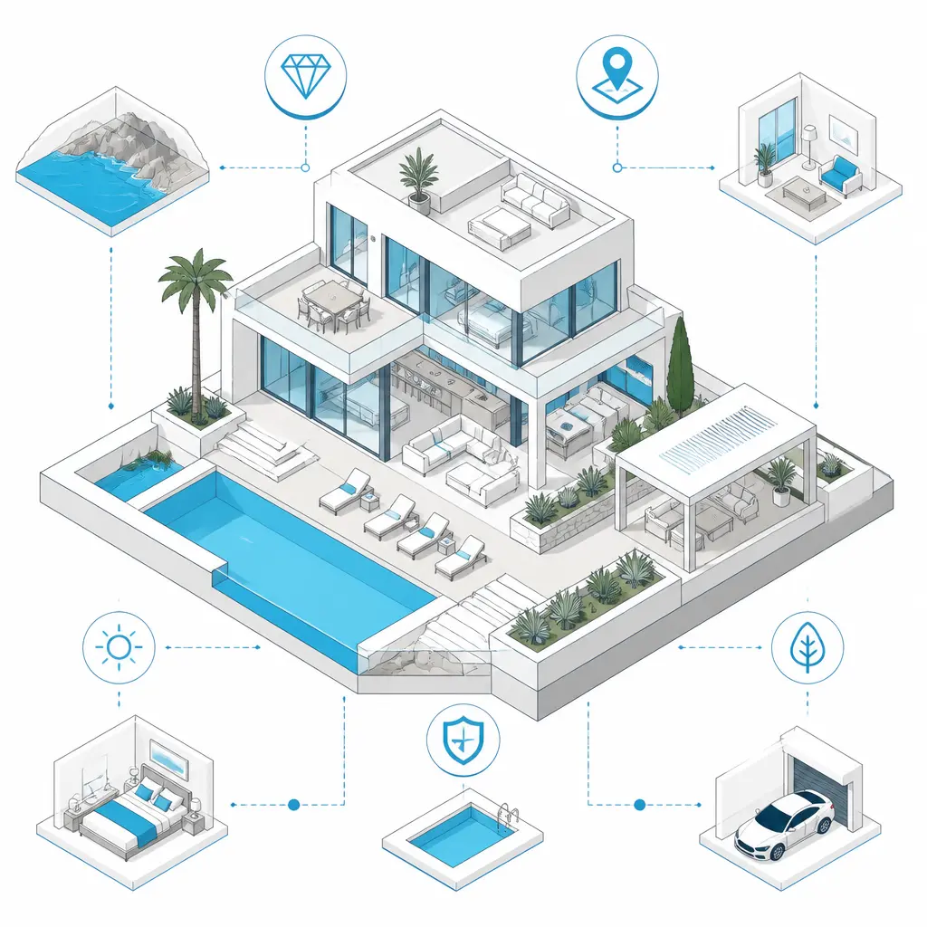 Illustration — immobilier de luxe costa blanca