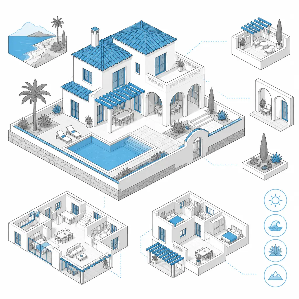 Illustration — villa espagne costa blanca