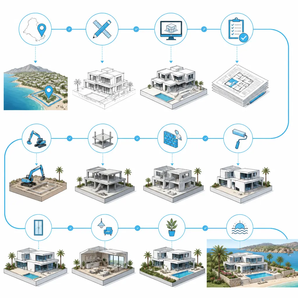 Schéma technique — villa espagne costa blanca